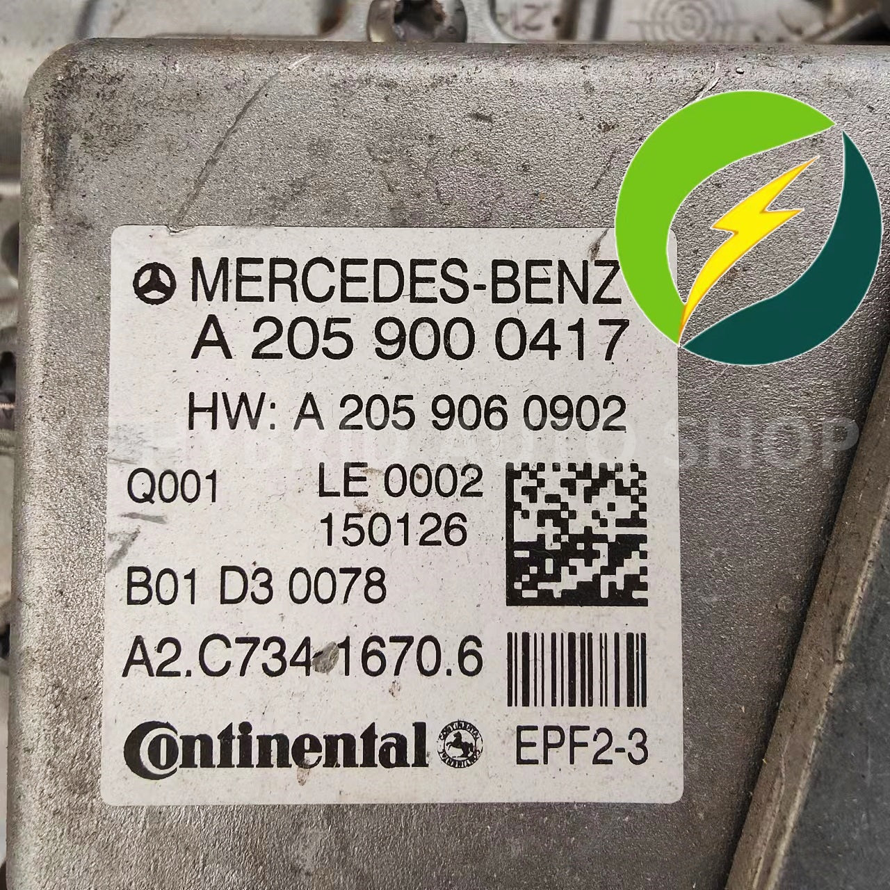 Mercedes-Benz W205 C Class C350 Hybrid High Voltage Inverter DC Converter