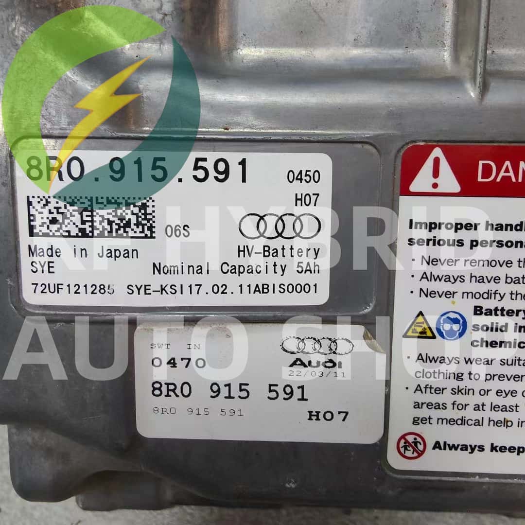 Audi Q5/A6/S6/A8/A8 Quattro 266V Hybrid High-Voltage Lithium Battery Unit