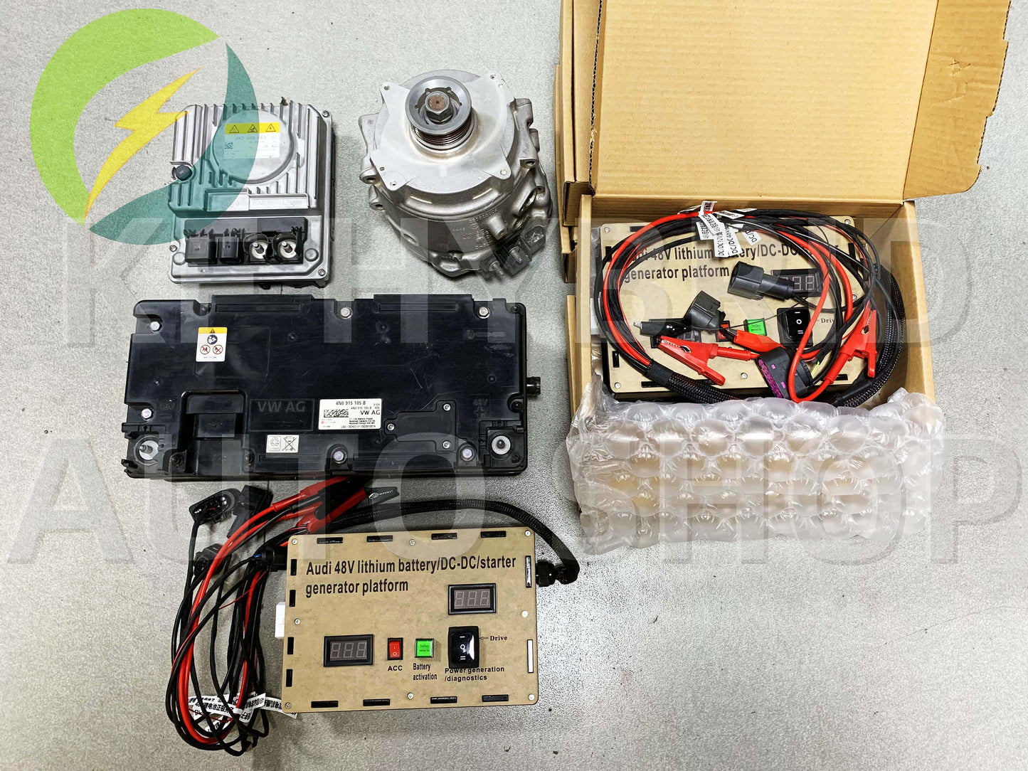 Audi Hybrid 48V Lithium Battery/DC/Starter Generator All-in-one testing platform