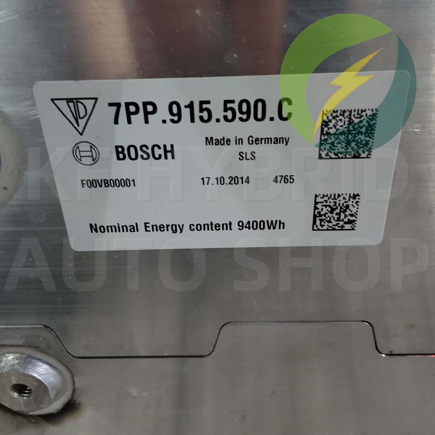 Porsche Cayenne Panamera Hybrid/PHEV Drive Motor Battery Pack Assembly