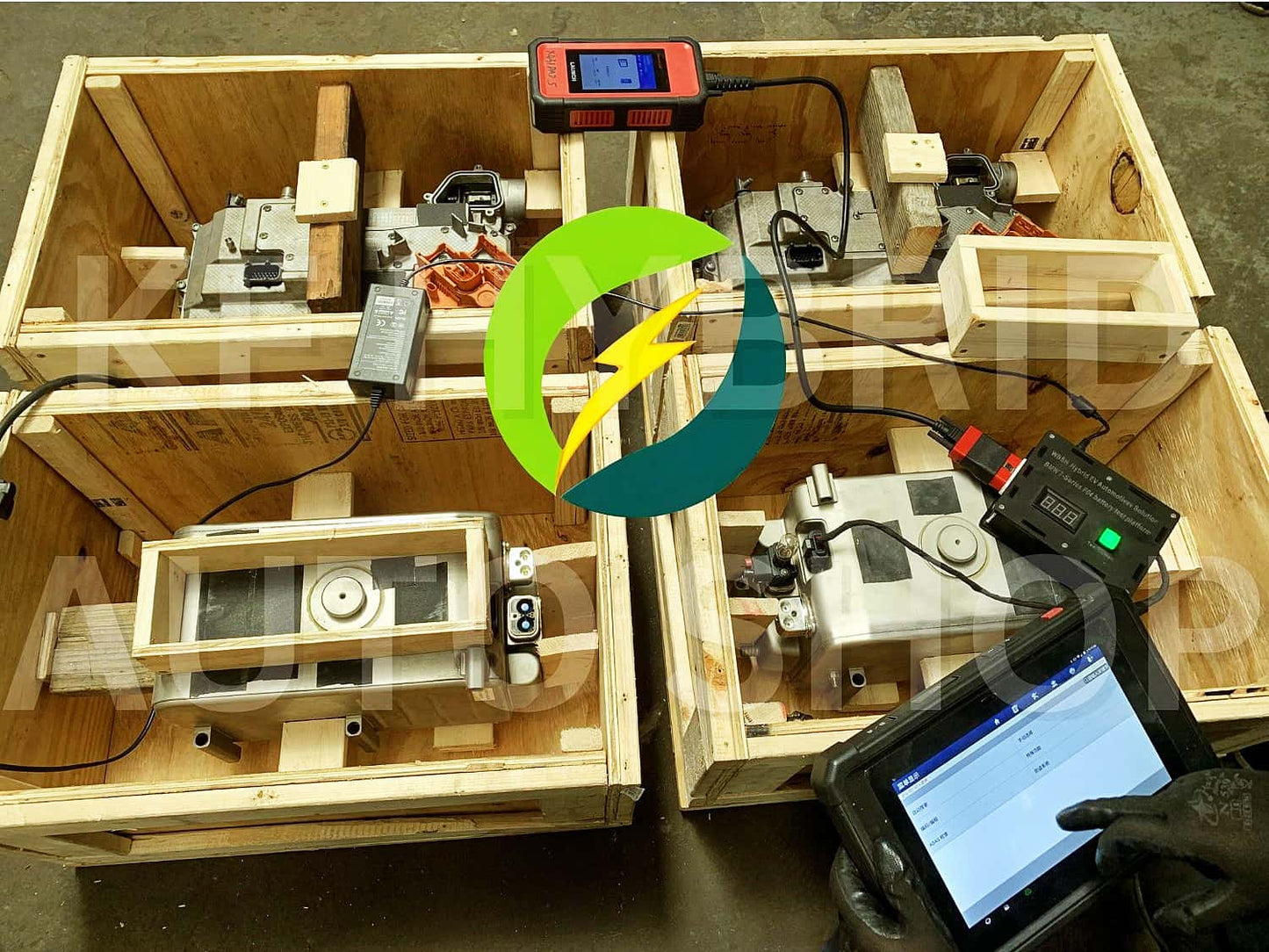 BMW F04 128v Hybrid Battery Testing Kit with OBD socket